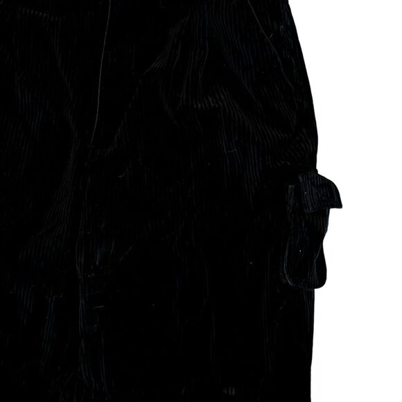 Original Bare Fox Collection Pants 2XL 36-40‎ Men's Y2K Black Corduroy Jeans - Picture 7 of 15